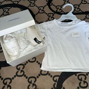 Dolce & Gabbana Shirt and Shoes Set